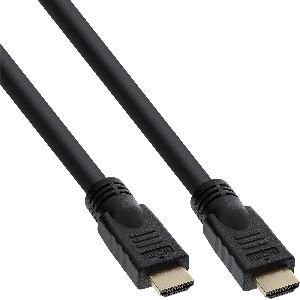 InLine® HDMI-High Speed Kabel mit Ethernet, Premium, 4K2K, ST/ST, schwarz, 7,5m 17507P