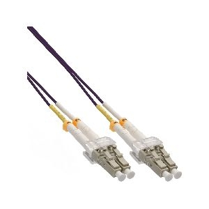 InLine® LWL Duplex Kabel, LC/LC, 50/125µm, OM4, 3m 88543P