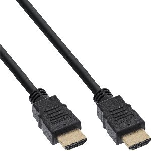 110er Bulk-Pack InLine® HDMI Kabel, HDMI High Speed mit Ethernet, St/St, 0,5m B-17550