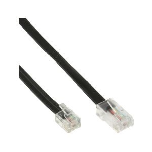 InLine® Modularkabel, RJ45 zu RJ11 Stecker / Stecker, 4adrig, 3m 18863