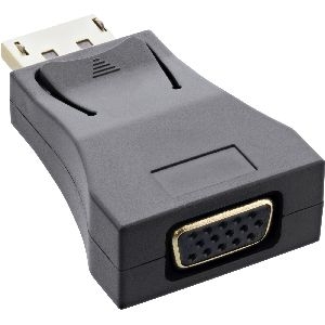 InLine® DisplayPort Konverter, DisplayPort Stecker auf VGA Buchse, FullHD/60Hz 17196C