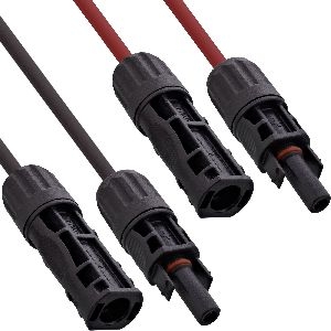 InLine® Solarkabel Verlängerungs-Set inkl. Solarstecker 4mm² schwarz/rot 5m 95405