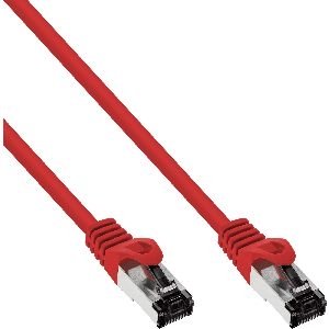 InLine® Patchkabel, S/FTP (PiMf), Cat.8.1, 2000MHz, halogenfrei, rot, 7,5m 78807R