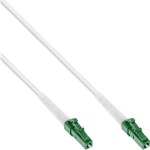 InLine® LWL Simplex Kabel, FTTH, LC/APC 8° zu LC/APC 8°, 9/125µm, OS2, 15m 88215