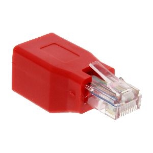 InLine® Crossover Adapter, RJ45 Buchse/Stecker, kurz 69994K