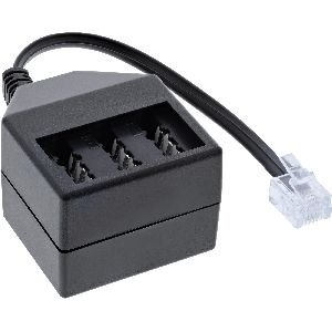 InLine® TAE Adapterkabel, RJ11 (6P4C) Stecker auf TAE NFN Buchse 69942A