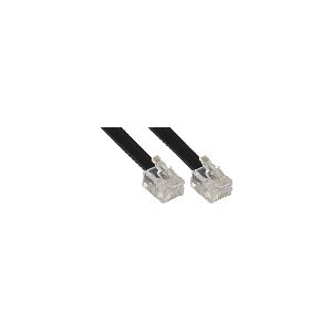 InLine® Modularkabel RJ11, Stecker / Stecker, 4adrig, 6P4C, 6m 18844N