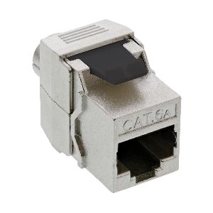 InLine® Keystone RJ45 Buchse, SNAP-In, Cat.6a, Schraubverschluss 76202F