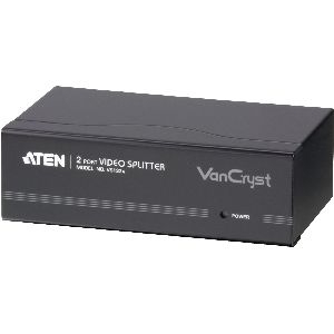 ATEN VS132A Video-Splitter S-VGA 2-fach Monitor-Verteiler, 450MHz 57732A