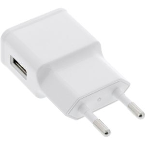 InLine® USB Ladegerät Single, Netzteil, 100-240V zu 5V/1,2A, weiß 31504W