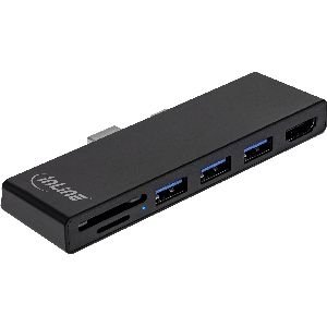 InLine® MultiHub, Surface Pro 4/5/6, 3x USB-A 3.2 Buchse, HDMI 4K, Cardreader 35393