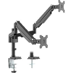 InLine® Tischhalterung mit Lifter, für zwei Monitore bis 82cm (32"), 9kg 23160B