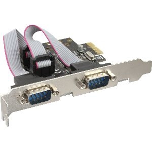 InLine® Schnittstellenkarte, 2x Seriell 9-pol, PCIe (PCI-Express) 76619C