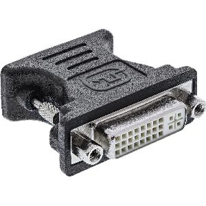 InLine® DVI-A Adapter, Analog 24+5 Buchse auf 15pol HD Stecker (VGA) 17790