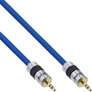 InLine® Klinken-Kabel PREMIUM, 3,5mm Stecker / Stecker, 0,5m 99954P