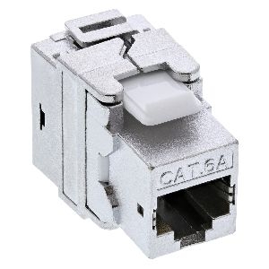 InLine® Premium Keystone RJ45 Buchse / LSA Einsatz, SNAP-In, Cat.6a 76202D