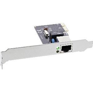 InLine® Gigabit Netzwerkkarte, PCI Express 1Gb/s, PCIe x1, inkl. LP-Slotblech 51125L