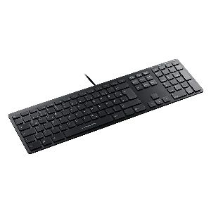 LC-Power LC-KEY-5B-ALU, Aluminium-Tastatur im Slim-Design, USB, schwarz 55581G