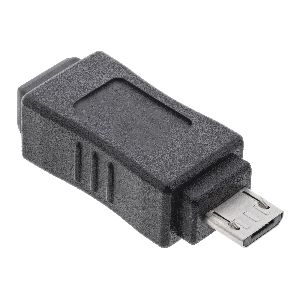 InLine® Micro-USB Adapter, Micro-B Stecker an Mini USB 5-pol Buchse 31602