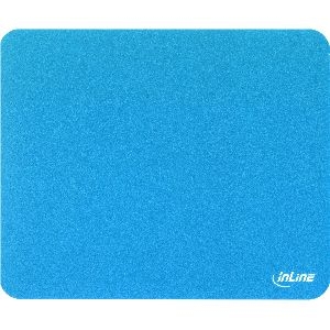 InLine® Maus-Pad antimikrobiell, ultradünn, blau, 220x180x0,4mm 55457B