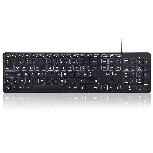 Perixx PERIBOARD-331 DE B, Tastatur, USB kabelgebunden, Hintergrundbeleuchtung 57155P