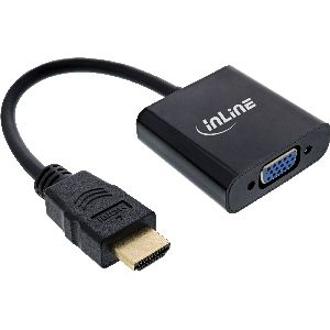 InLine® Konverter Kabel HDMI zu VGA, mit Audio 65003B