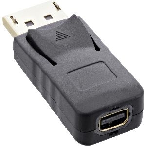 InLine® DisplayPort Adapter, DisplayPort Stecker auf mini DisplayPort Buchse, 4K 17196A