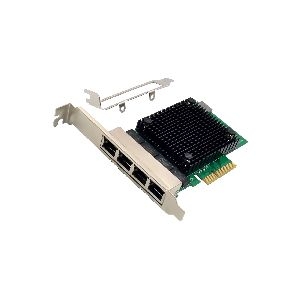 InLine® Quad Gigabit Netzwerkkarte, 4x RJ45 2,5Gb/s, PCIe x4, inkl. low profile 51127A