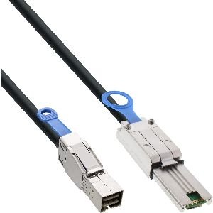 InLine® externes Mini SAS HD Kabel, SFF-8644 zu SFF-8088, 6Gb/s, 0,5m 27639A