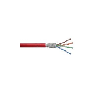 InLine® Patchkabel Cat.5e, rot, SF/UTP, AWG26, PVC, 100m 72099R