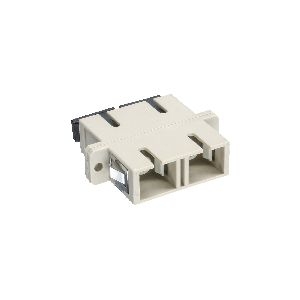 InLine® LWL Kupplung, Duplex SC/SC, multimode, beige, Keramik-Hülse, zum Einbau 89992A