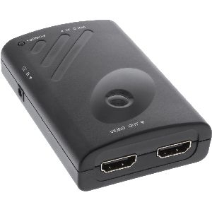 InLine® Displayport zu 2x HDMI Splitter/Verteiler, FullHD, m. Videowand-Funktion 57821A