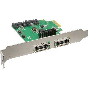 InLine® Schnittstellenkarte, 2+2-fach SATA 6Gb/s, PCIe, kein RAID 76696B