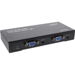 InLine® 1 zu 2 VGA Extender & Splitter über UTP, mit Audio, bis 300m 65016