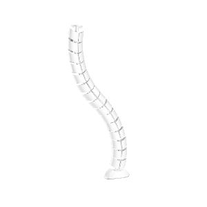 InLine® Kabelkanal flexibel, vertikal für Tische, 2 Kammern, 0,80m, weiß 59997C