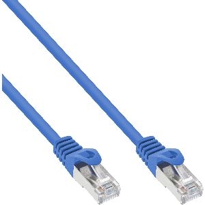 InLine® Patchkabel, SF/UTP, Cat.5e, blau, 1,5m 72514B