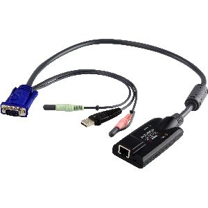 ATEN KA7176 KVM-Adapter, CPU-Modul VGA, USB, Audio, Virtuelle Medien 62637N