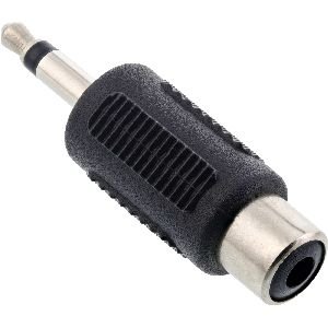 InLine® Audio Adapter, 3,5mm Klinke Stecker an 1x Cinch Buchse, Mono 99326