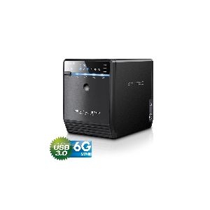 FANTEC QB-35US3-6G, 4x 3.5" HDD Gehäuse, USB 3.2, schwarz 00044R