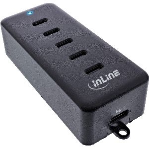 InLine® 5-Port USB-C PowerHub, Ladegerät-Erweiterung, max. 100W 31515D