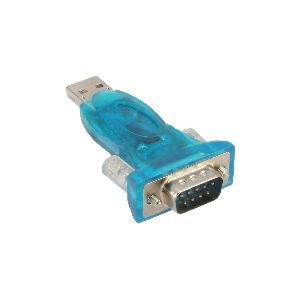 InLine® USB zu Seriell Adapter, ST A an 9pol Sub D ST, mit USB Verlängerung 0,8m 33304A