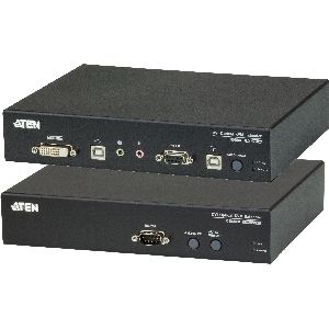 ATEN CE680 Konsolen-Ext., DVI über LWL, USB, RS232, m. Audio, max. 600m via LWL 60661M