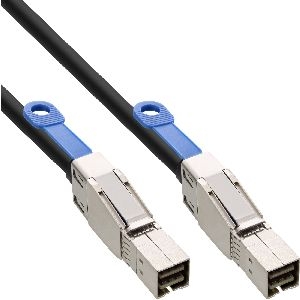 InLine® externes Mini SAS HD Kabel, SFF-8644 zu SFF-8644, 12Gb/s, 0,5m 27638A