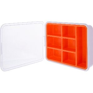 InLine® Kleinteilebox, 7 Fächer, Abmessungen: 180x140x40mm, orange 43009G