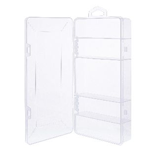 InLine® Kleinteilebox, 5 Fächer, Abmessungen: 206x107x33mm, transparent 43009J