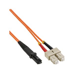 InLine® LWL Duplex Kabel, MTRJ/SC, 50/125µm, OM2, 3m 87253