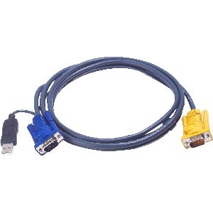 ATEN 2L-5206UP KVM Kabelsatz, VGA, PS/2 zu USB, Länge 6m 60696B