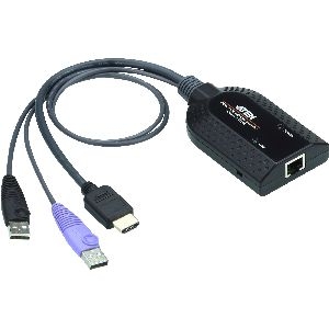 ATEN KA7188 KVM-Adapter, CPU-Modul, USB HDMI Virtual Media KVM Adapterkabel 62637U