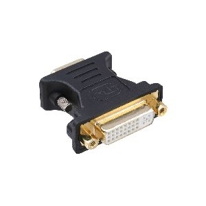 InLine® DVI-A Adapter, Analog 24+5 Buchse auf 15pol HD Stecker (VGA), vergoldet 17790P