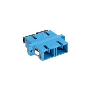 InLine® LWL Kupplung, Duplex SC/SC, singlemode, blau, Keramik-Hülse, zum Einbau 89992S